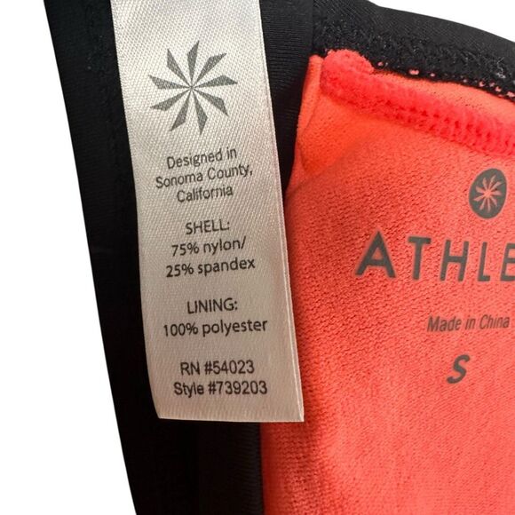 Athleta Shirrendipity Halter Bikini Top size Small Black - Picture 5 of 7